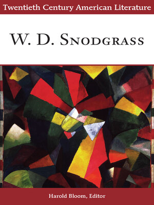 cover image of W. D. Snodgrass